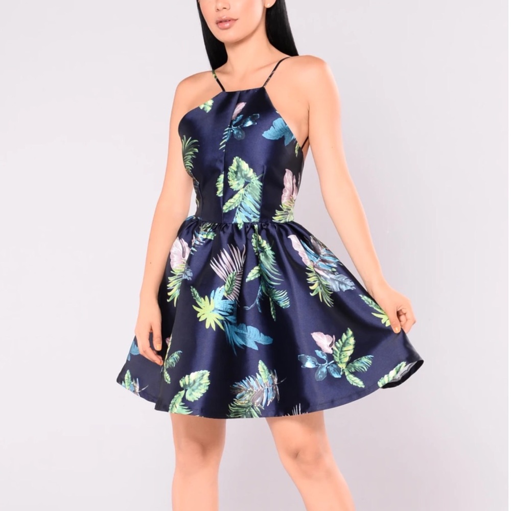 Brand New Never Worn Tropical Party Dress L